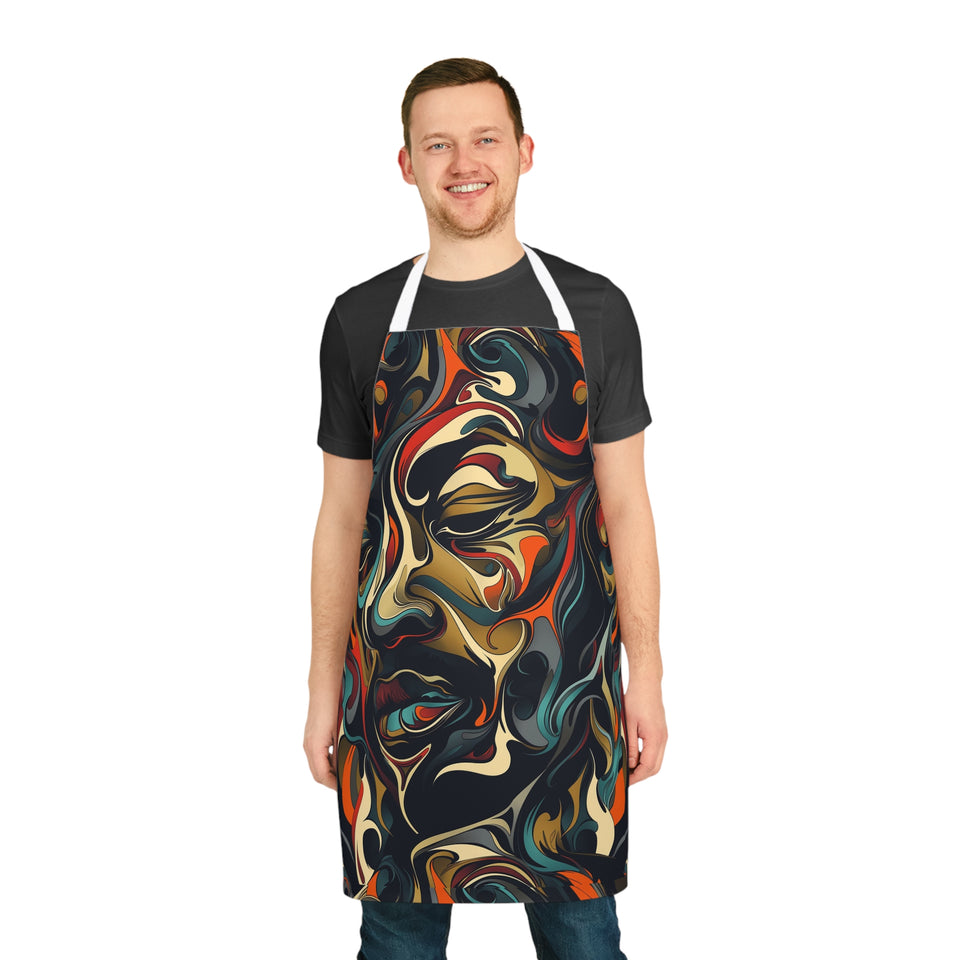 Apron, 5-Color Straps (AOP)