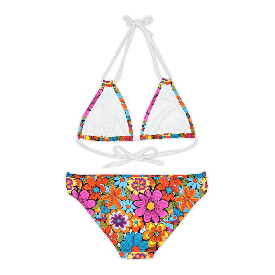 Strappy Bikini Set (AOP)