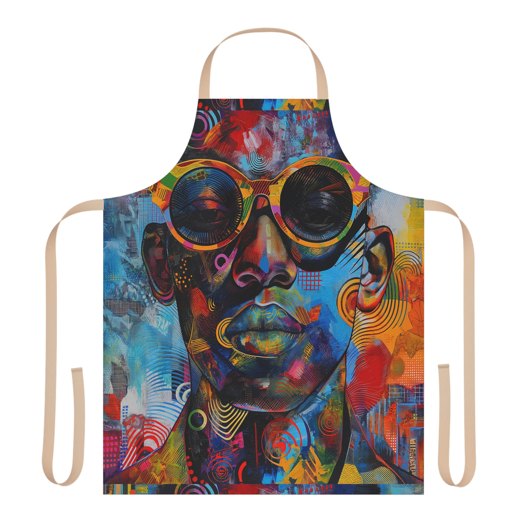 Apron, 5-Color Straps (AOP)