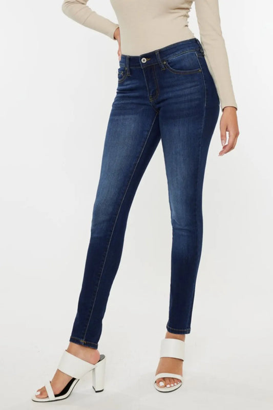 Shop Kancan Mid Rise Gradient Skinny Jeans - Women's Fashion | Akatonbo