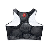 Fully Lined, Padded Sports Bra (AOP)
