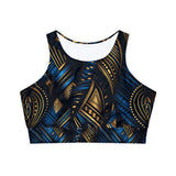 Fully Lined, Padded Sports Bra (AOP)