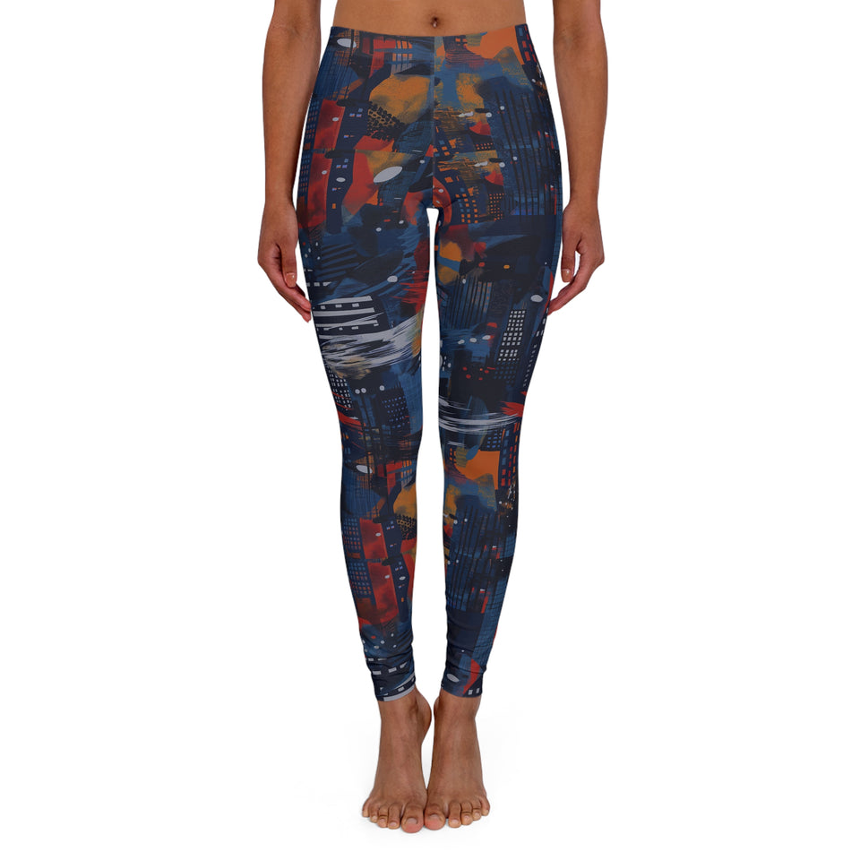 Women's Casual Spandex Leggings (AOP)