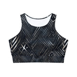 Fully Lined, Padded Sports Bra (AOP)