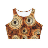 Fully Lined, Padded Sports Bra (AOP)
