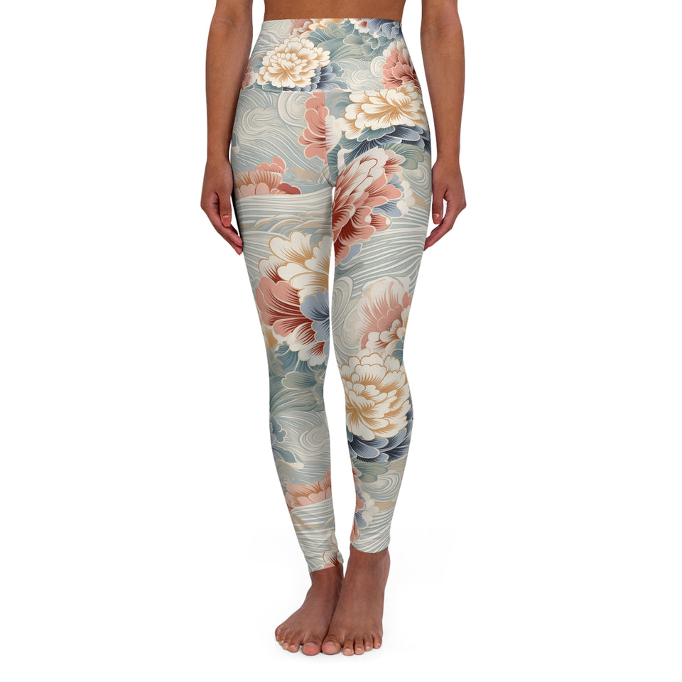 High Waisted Yoga Leggings (AOP)