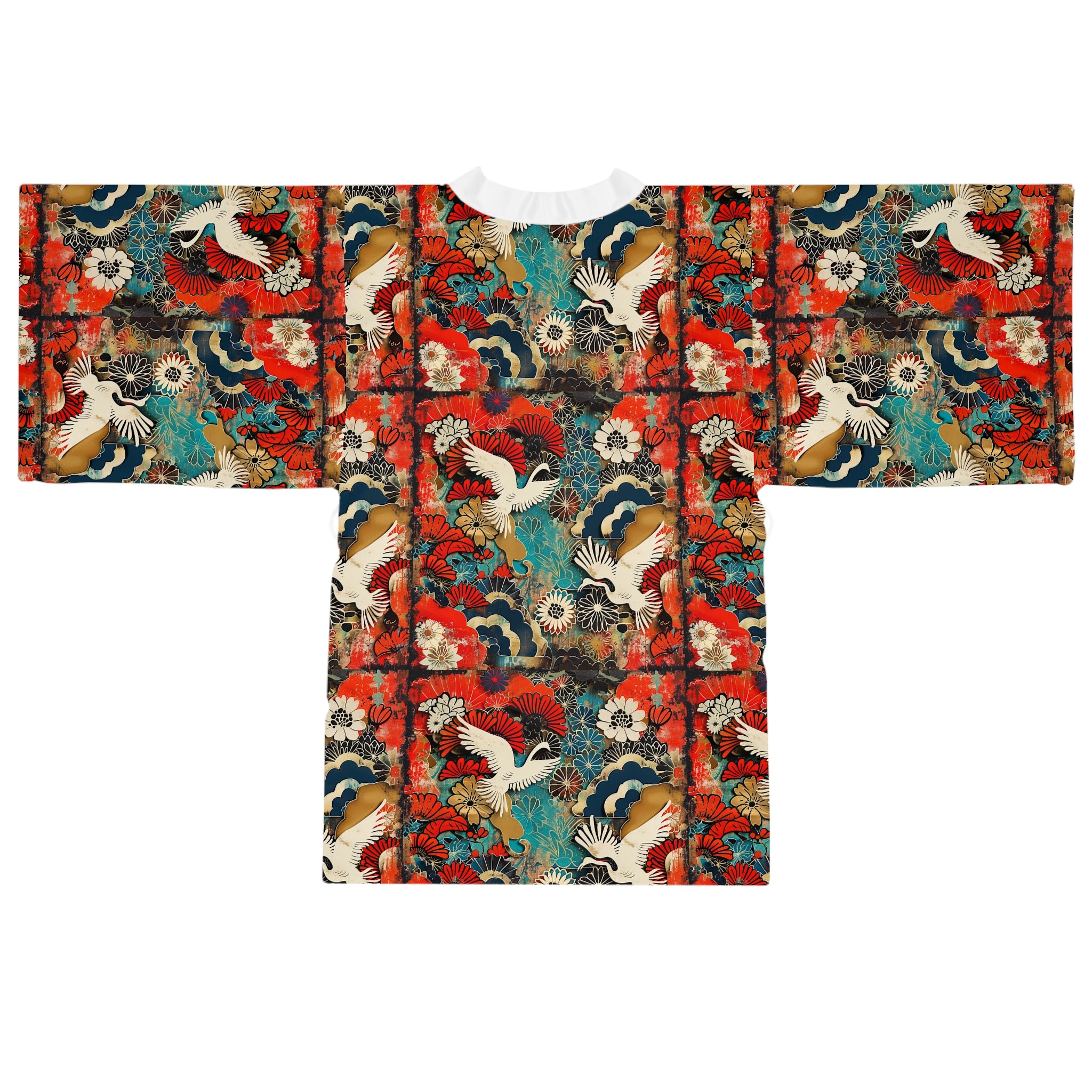Long Sleeve Kimono Robe (AOP)