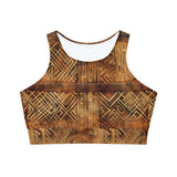Fully Lined, Padded Sports Bra (AOP)