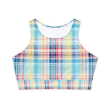 Fully Lined, Padded Sports Bra (AOP)