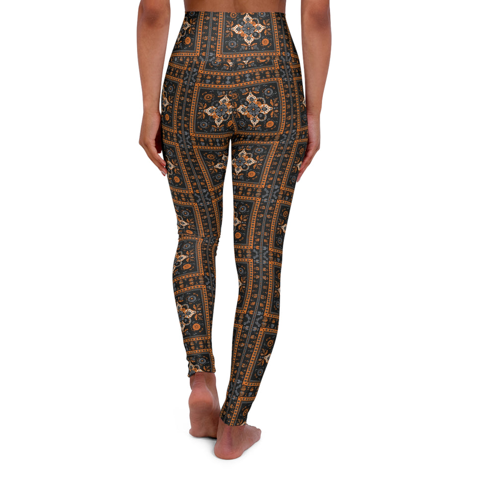 High Waisted Yoga Leggings (AOP)