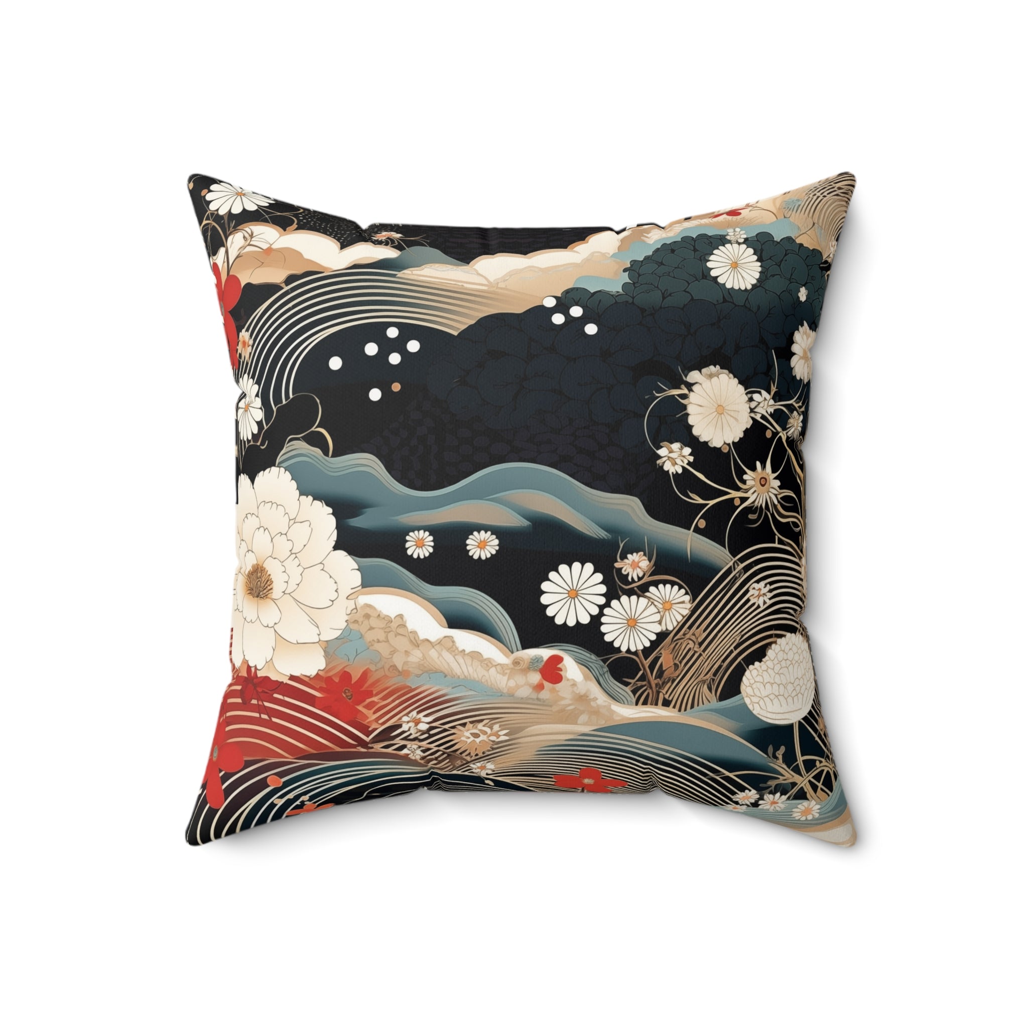 Spun Polyester Square Pillow