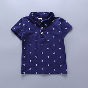 Anchor printed boys clothing set