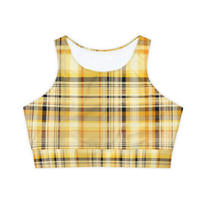 Fully Lined, Padded Sports Bra (AOP)