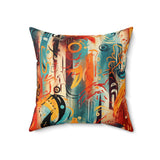 Spun Polyester Square Pillow