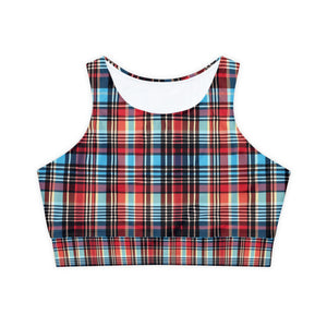 Fully Lined, Padded Sports Bra (AOP)