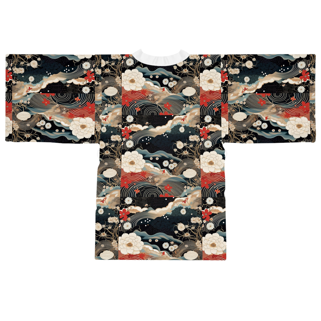 Long Sleeve Kimono Robe (AOP)