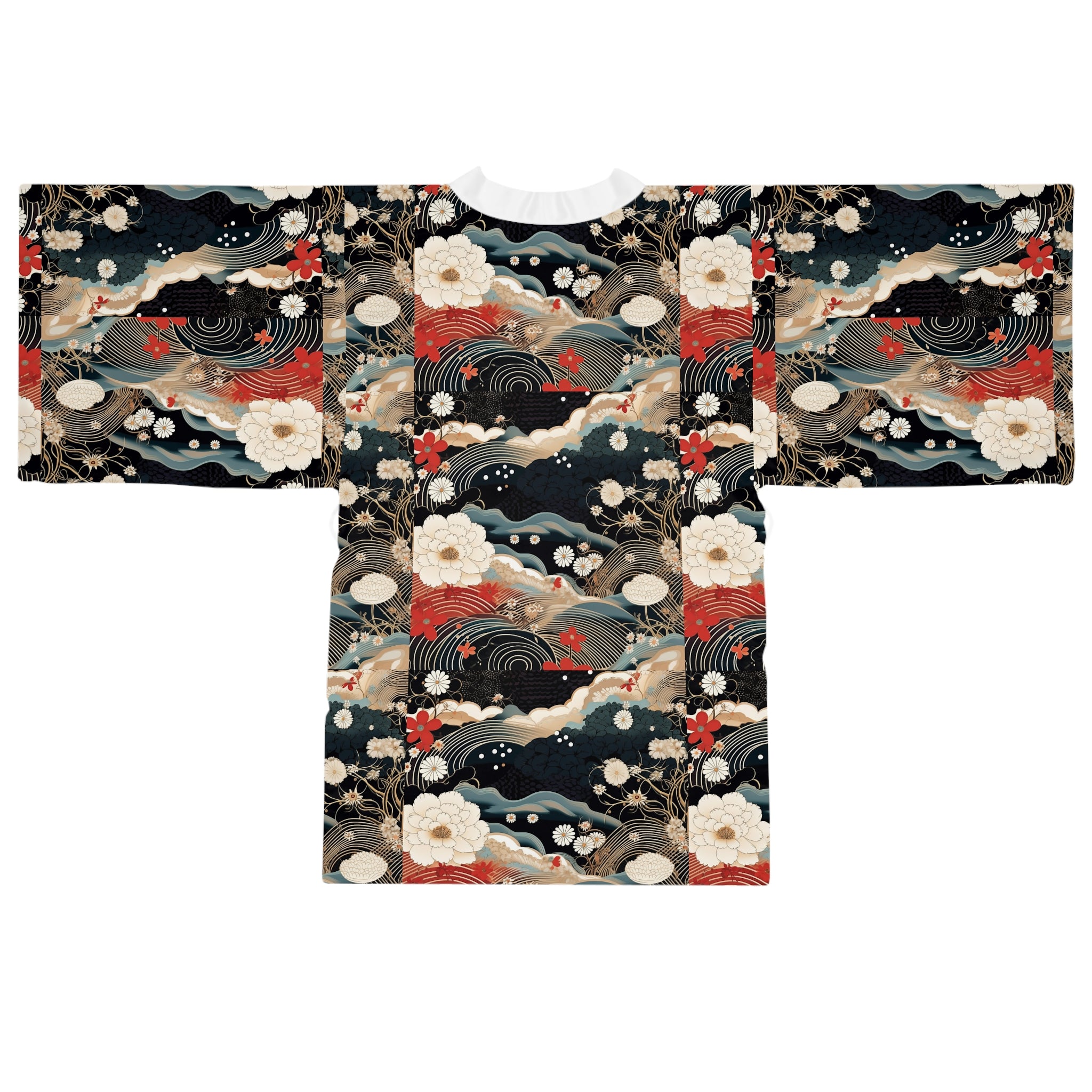 Long Sleeve Kimono Robe (AOP)