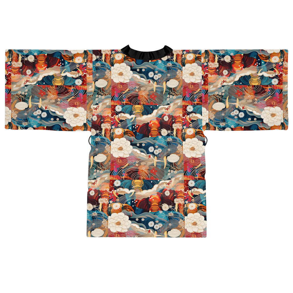 Long Sleeve Kimono Robe (AOP)