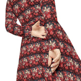 Women's Long Sleeve Dance Dress (AOP)