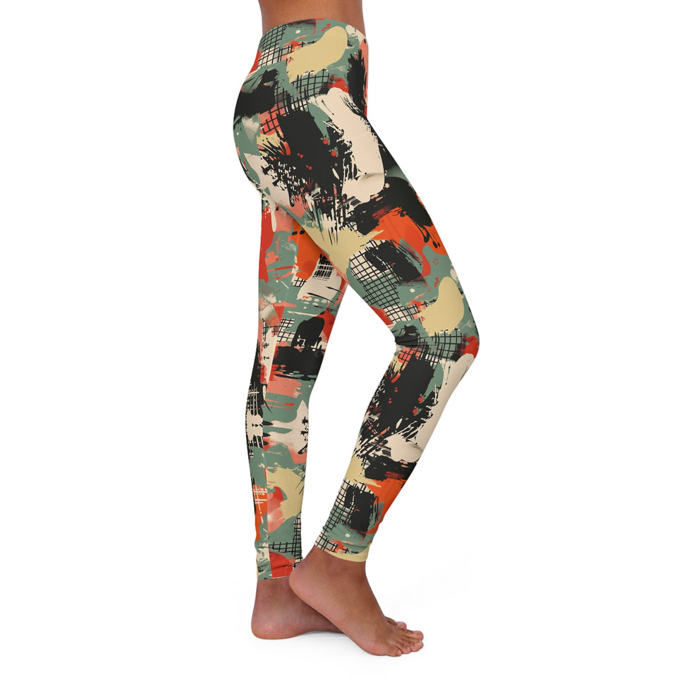 Women's Casual Spandex Leggings (AOP)