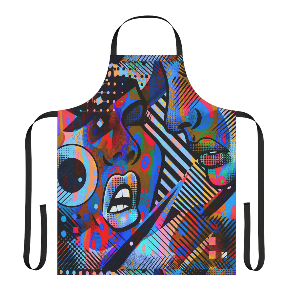 Apron, 5-Color Straps (AOP)