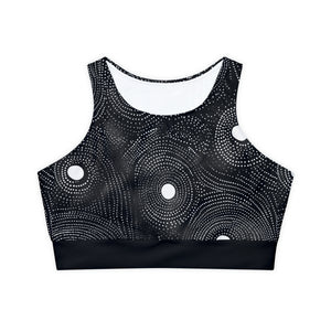 Fully Lined, Padded Sports Bra (AOP)