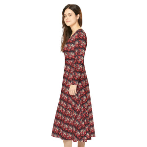 Women's Long Sleeve Dance Dress (AOP)