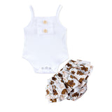 Baby Summer sleeveless clothing suit