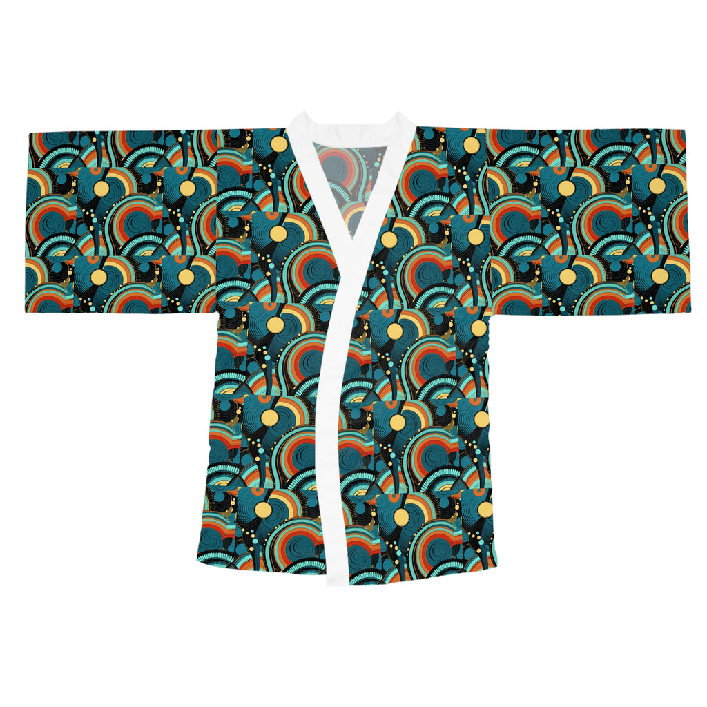 Long Sleeve Kimono Robe (AOP)