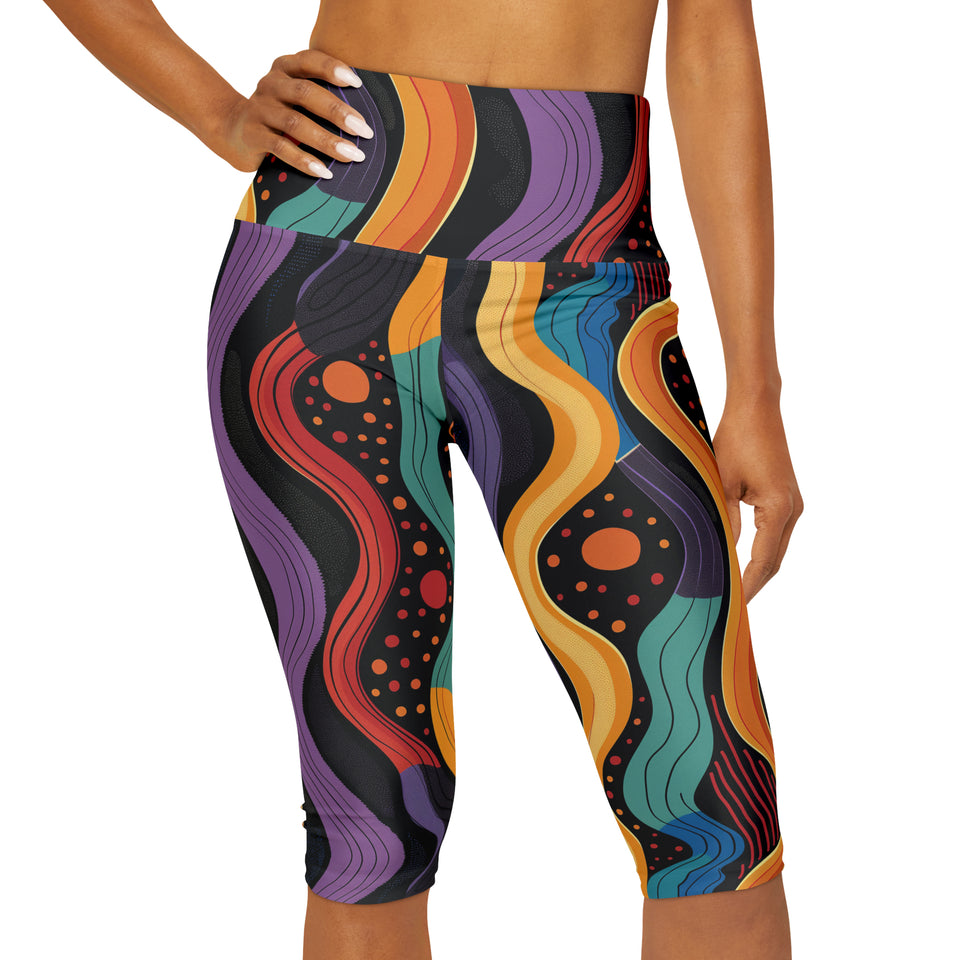 Yoga Capri Leggings (AOP)