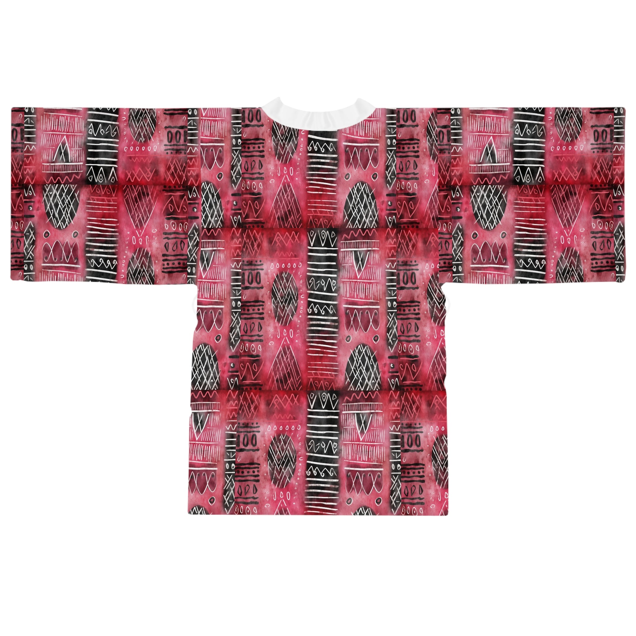 Long Sleeve Kimono Robe (AOP)