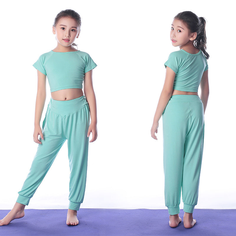 Children's Yoga Clothing Set girls