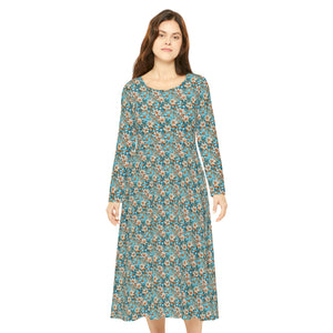 Women's Long Sleeve Dance Dress (AOP)