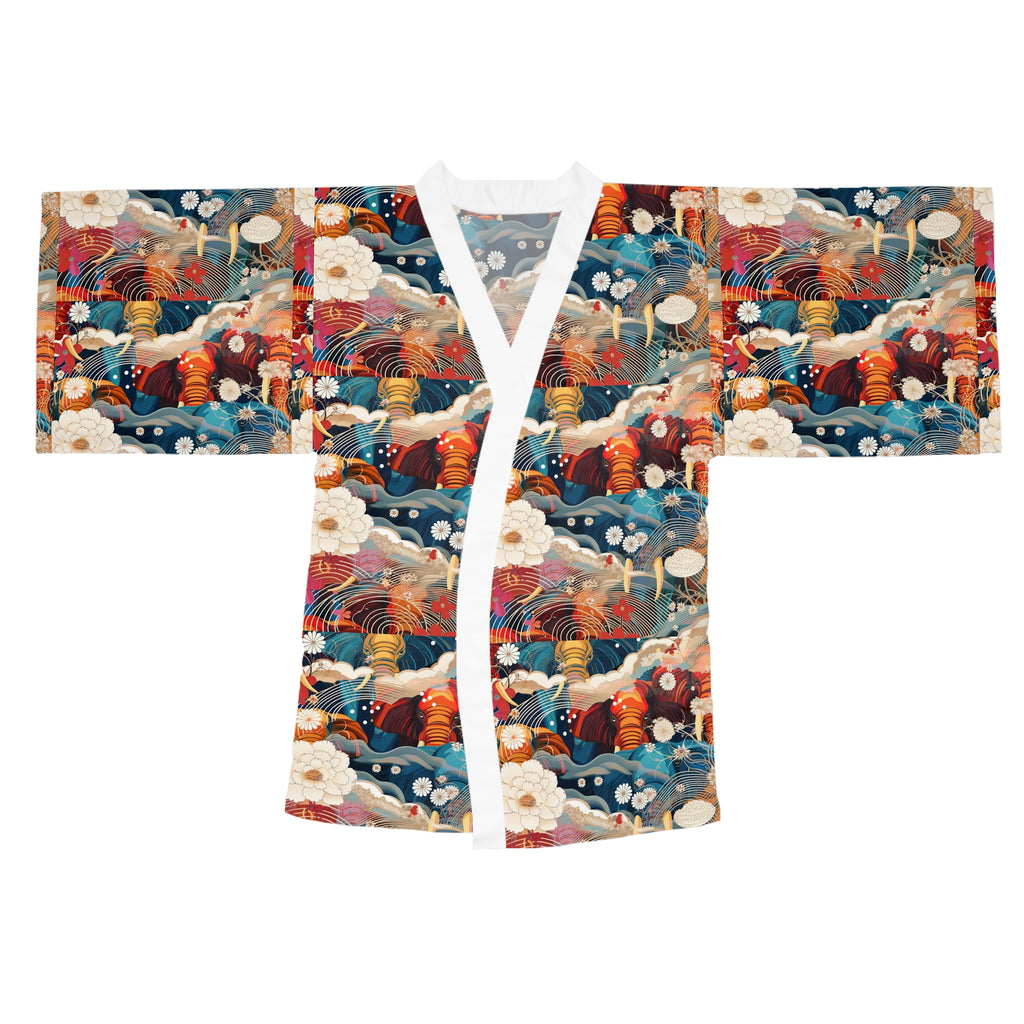Long Sleeve Kimono Robe (AOP)