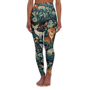 High Waisted Yoga Leggings (AOP)