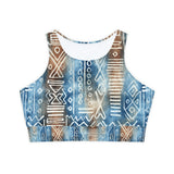 Fully Lined, Padded Sports Bra (AOP)