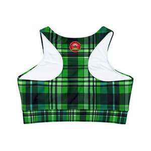 Fully Lined, Padded Sports Bra (AOP)