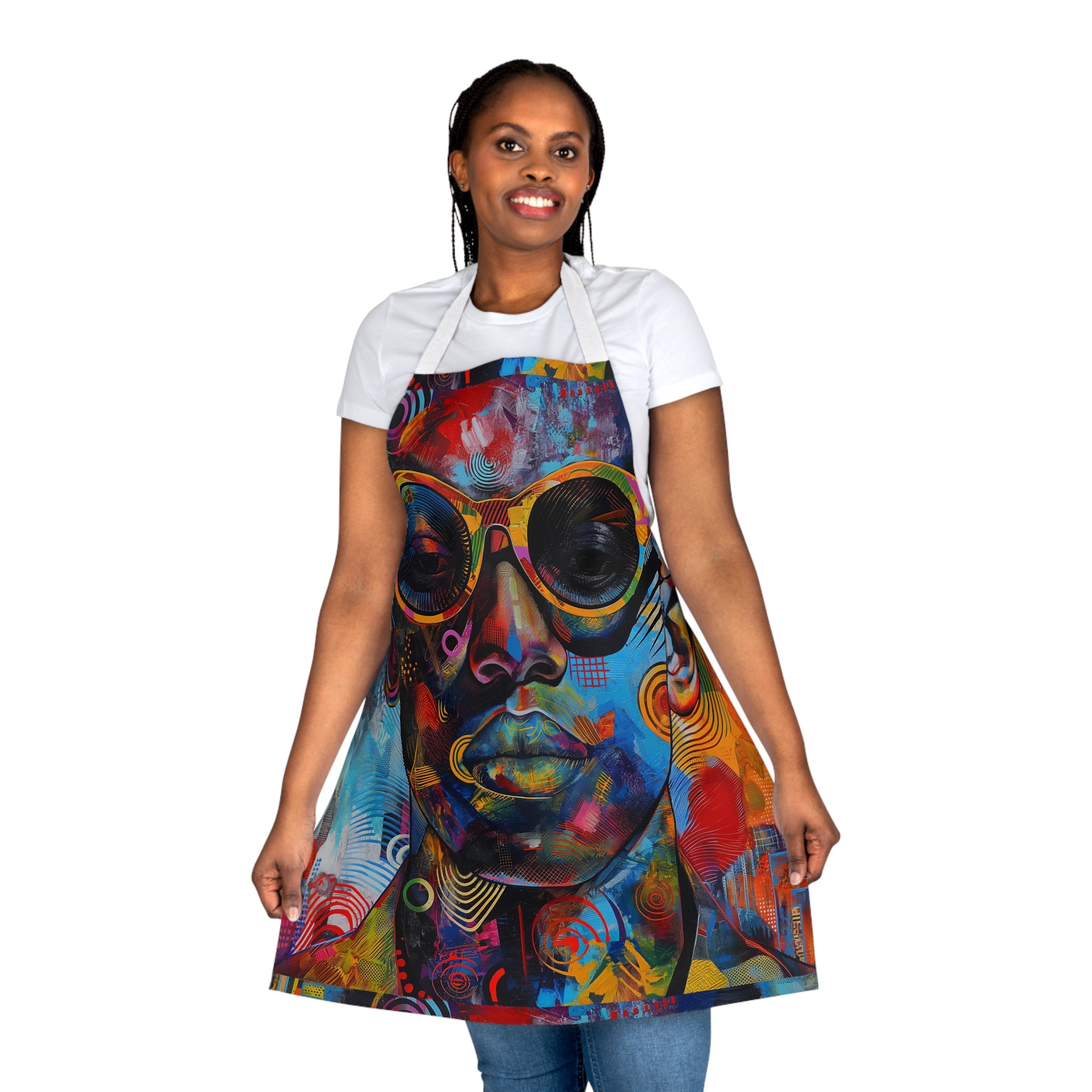 Apron, 5-Color Straps (AOP)