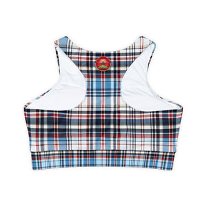 Fully Lined, Padded Sports Bra (AOP)