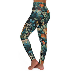 High Waisted Yoga Leggings (AOP)