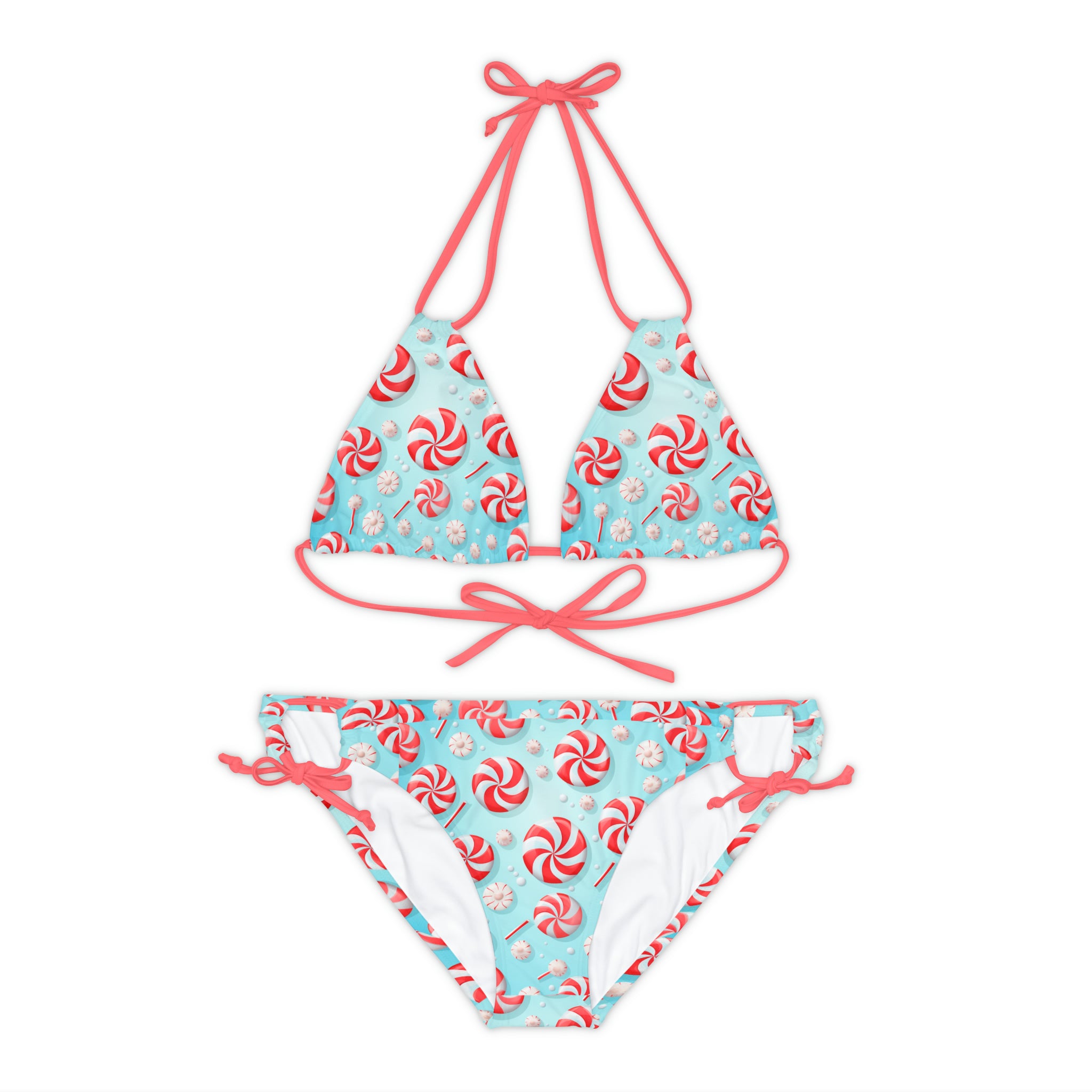 Strappy Bikini Set (AOP)
