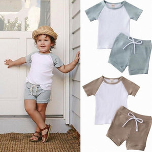 Shorts 2pcs set Boy Kids Boys Clothing