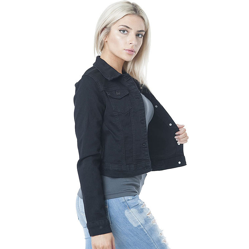 Ladies Casual Denim Jacket