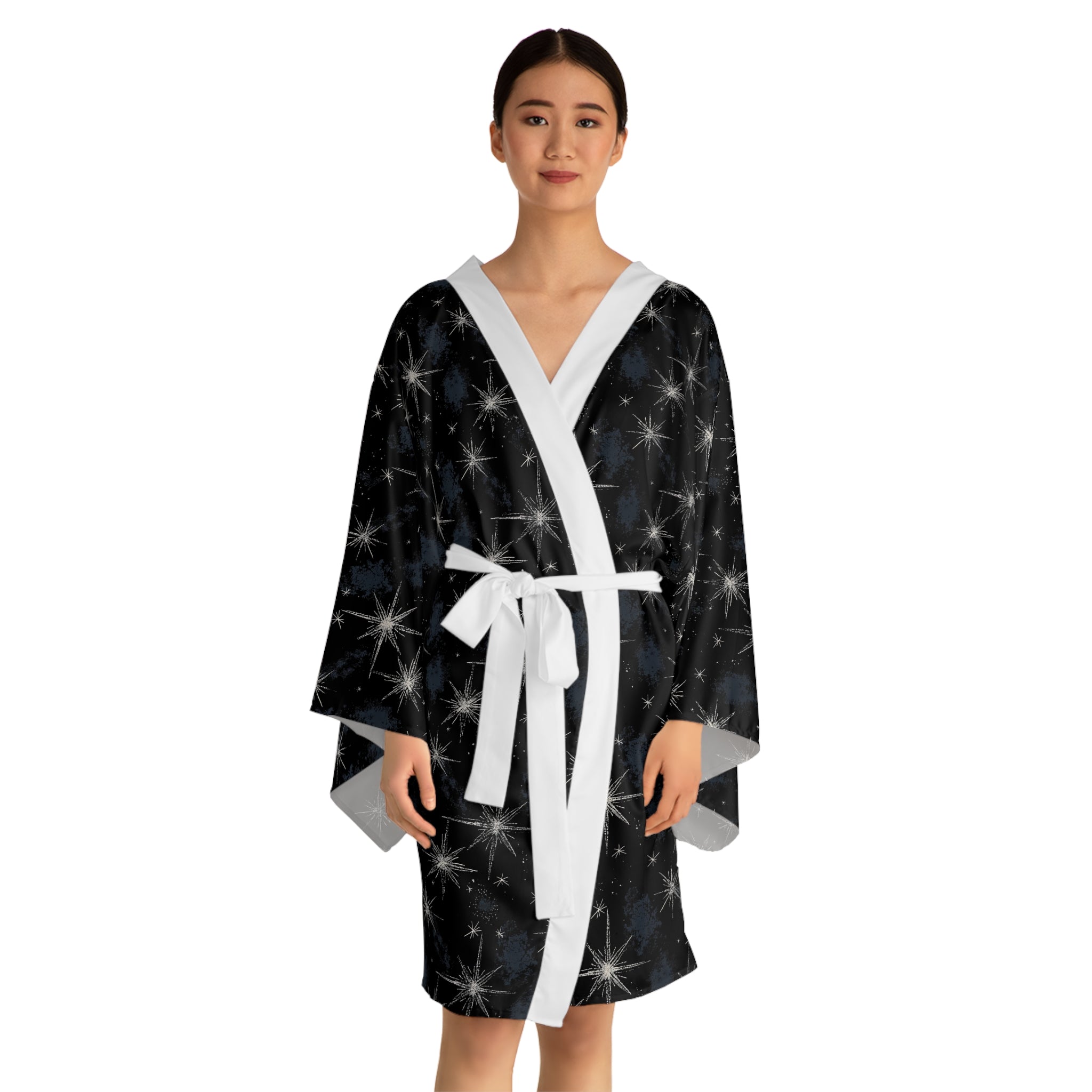 Long Sleeve Kimono Robe (AOP)