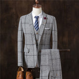 Men 3 Pieces Suit Set Men