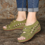 Velcro PU rubber women's shoes