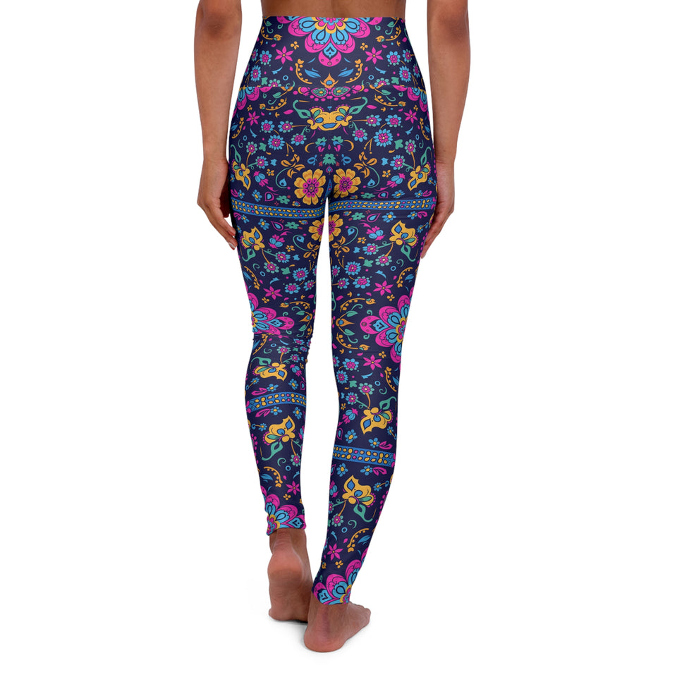 High Waisted Yoga Leggings (AOP)