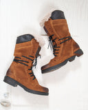 Large Size Snow Boots Autumn And Winter New European And American Low-Heeled Thick-Heeled Knight Boots Women