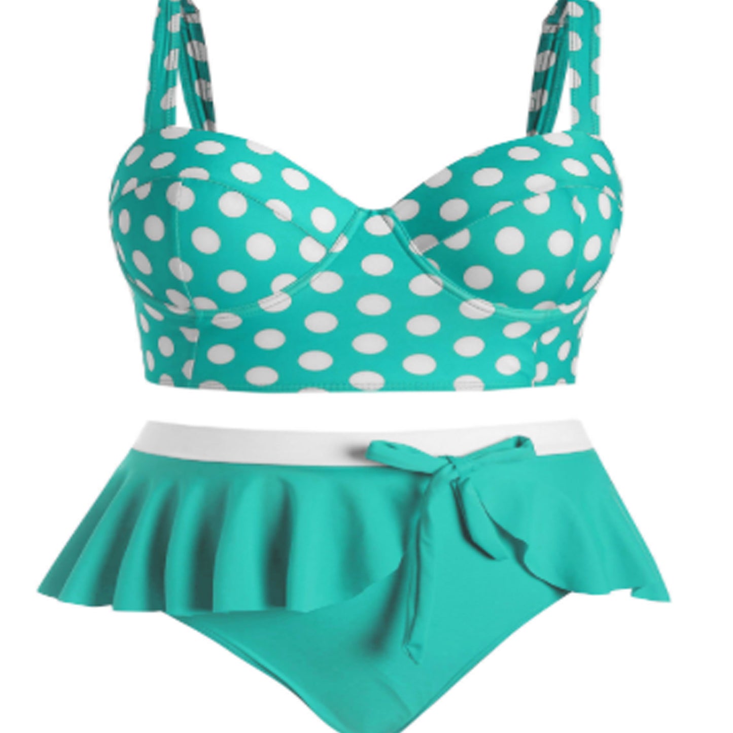 Traje de baño de talla grande para mujer, bikini push up con estampado de olas, conjunto de bikini de dos piezas, traje de baño, vestido de playa