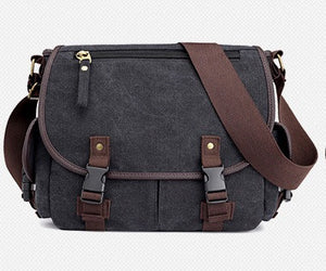 Men's Canvas Shoulder Bags Casual Men's Bags Messenger Bags Multifunctional Bags